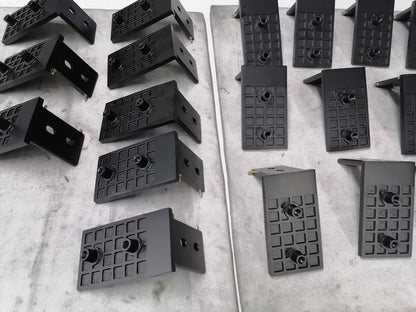 90° Wall-Mounted Shower Door Hinge, Heavy Duty Stainless Steel Bathroom Hardware, Mirror Finish