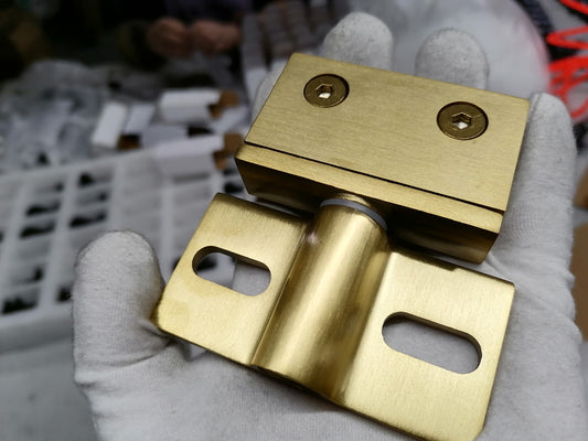 Frameless Shower Door Swivel Hinge, Stainless Steel Heavy Duty Bathroom Hardware