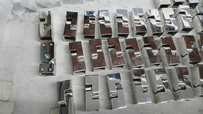 304 SUS Stainless Steel Glass Pipe Connector, Bathroom Shower Hardware Fitting